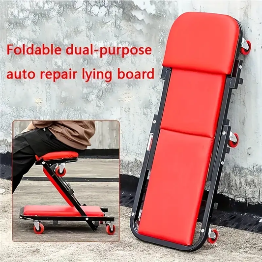 New Gifts for My Husband In 2025: 36-inch (approximately 35.98-inch) Outdoor Z-Crawl Seats, Adjustable Load-Board Folding Car Crawl Kit
